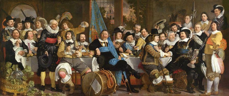 Groot Muurmeester Schilderij:Schuttersmaaltijd ter viering, Ophalen