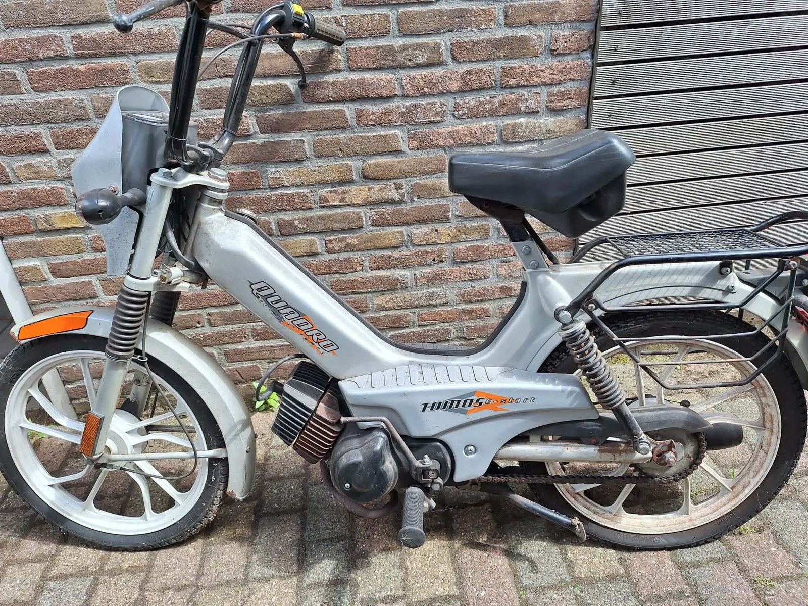 Tomos E-Start snor brommer met kenteken, Ophalen of Verzenden, Zo goed als nieuw, Quadro