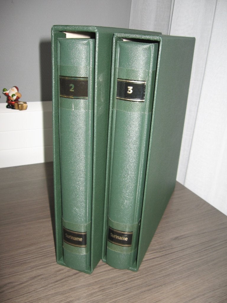 2 SAFE Dual albums Suriname 1975 tm 1997. Leeg, geen zegels., Postzegels en Munten, Verzenden, Buitenland
