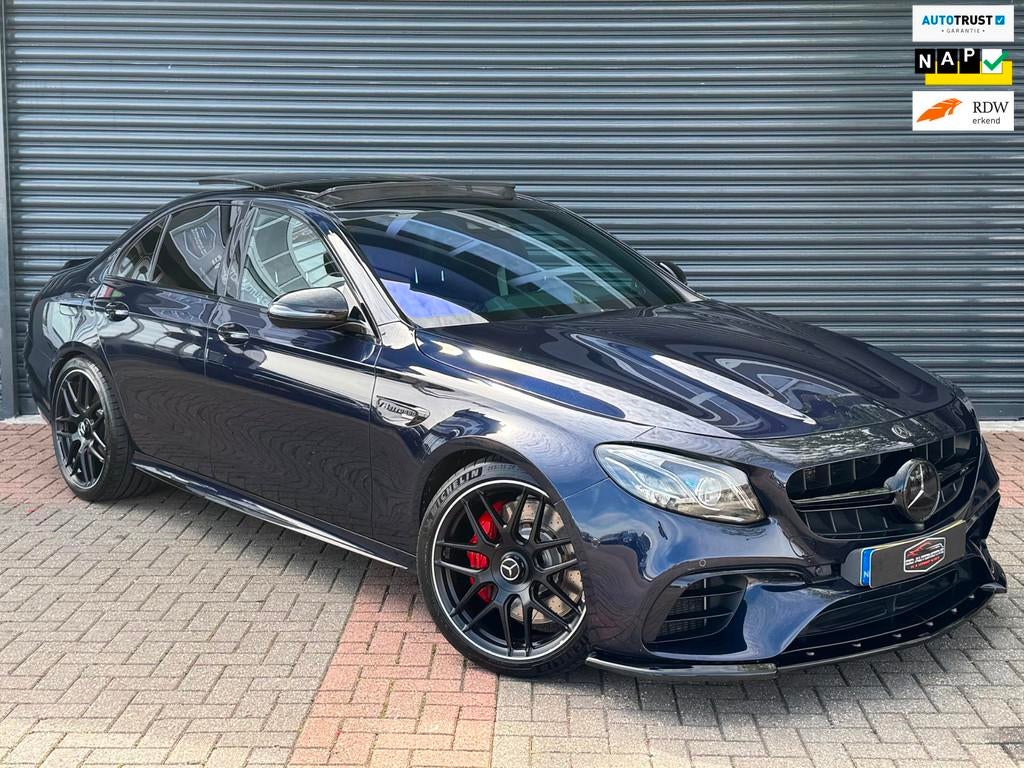 Mercedes-Benz E-klasse AMG 63 S 4MATIC+ Pano | Carbon | Hud, Auto's, Mercedes-Benz, Bedrijf, Te koop, E-Klasse, 360° camera, 4x4