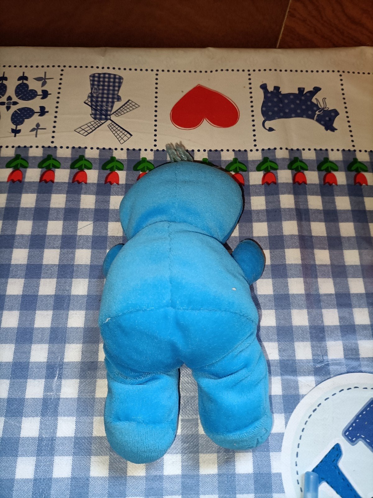 Daatje knuffel blauw Da drogist Daatjes 19 cm, Kinderen en Baby's, Speelgoed | Knuffels en Pluche, Ophalen of Verzenden, Zo goed als nieuw