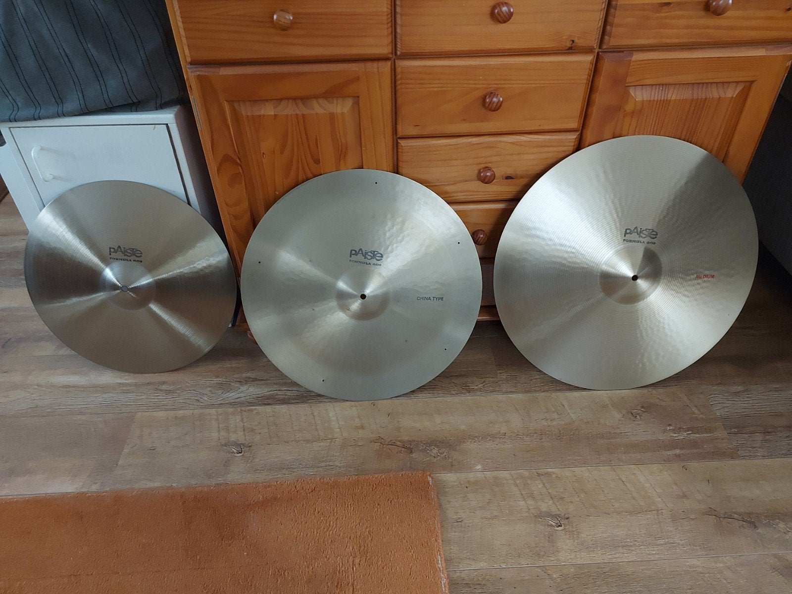 Paiste Formula 602: 18, 20, 22 inch, Muziek en Instrumenten, Drumstellen en Slagwerk, Ophalen of Verzenden, Gebruikt, Overige merken