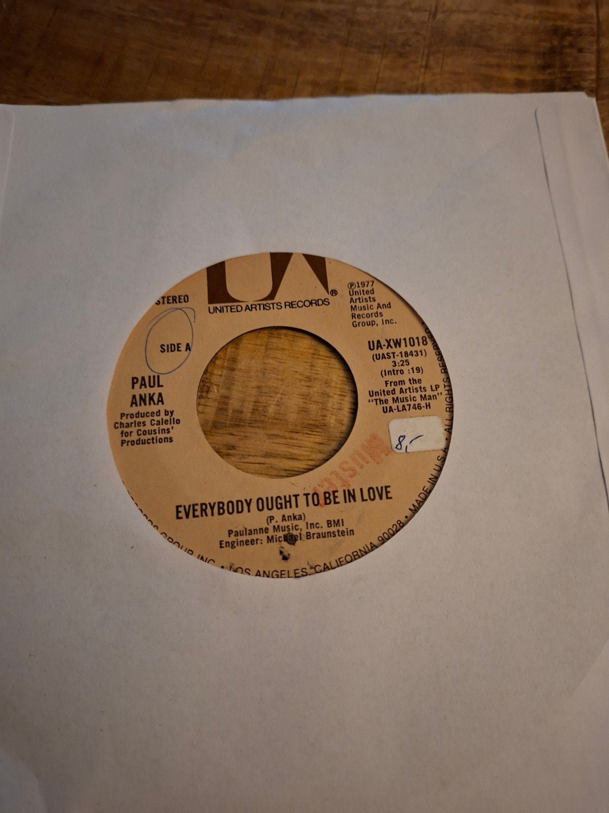 Paul anka  / everybody ought to be in love, Ophalen of Verzenden, Gebruikt, Pop
