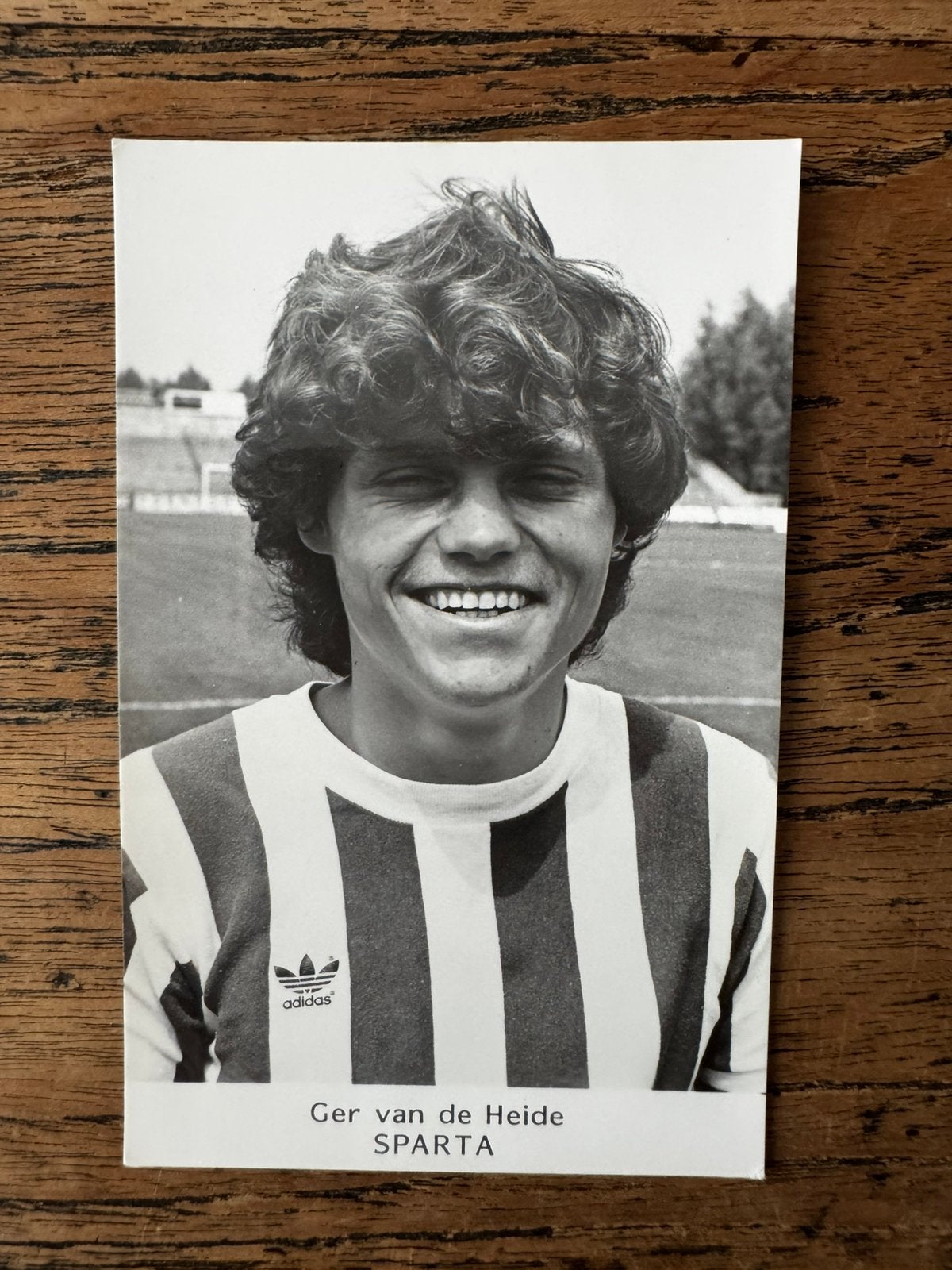 Ger van de Heide Sparta 1980/81 met handtekening, Verzenden, Zo goed als nieuw