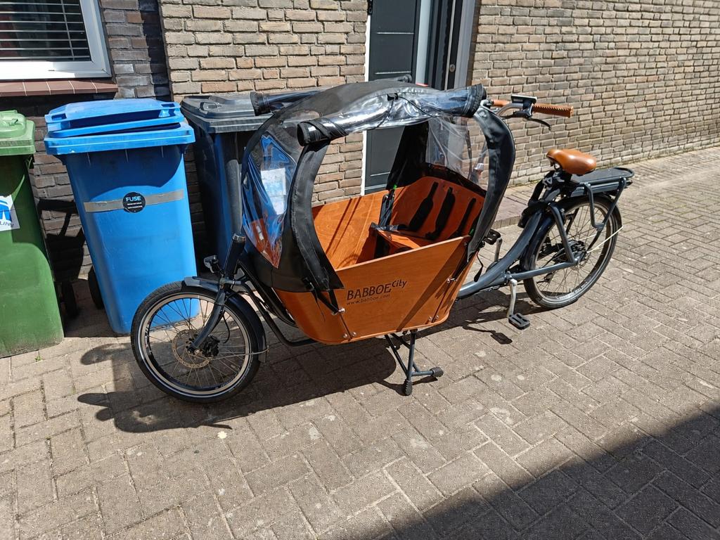 Babboe bakfiets regenhuif - Bescherm je kinderen tegen weer, Fietsen en Brommers, Fietsen | Bakfietsen, Overige merken, Huif, Ophalen of Verzenden