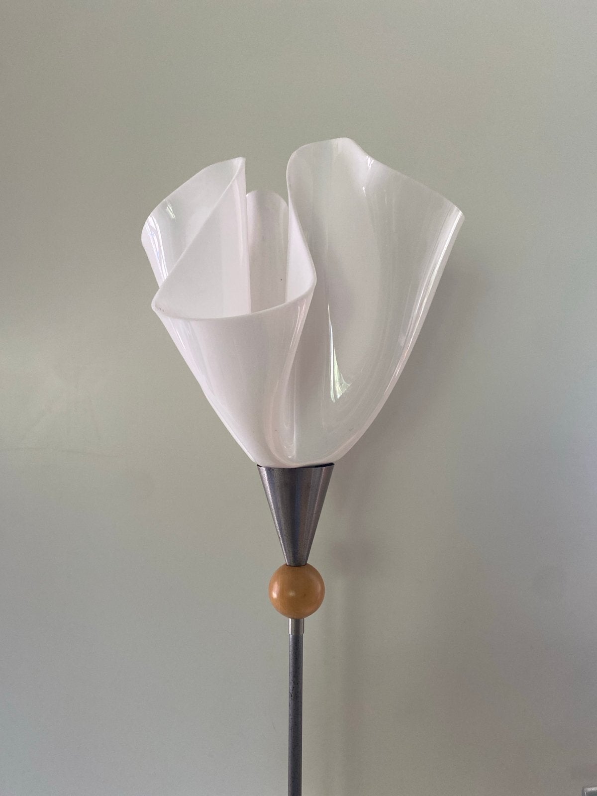 Bony Design vloerlamp met plexiglas tulpvormige kap, Ophalen, Kunststof, Gebruikt, E27 (groot)
