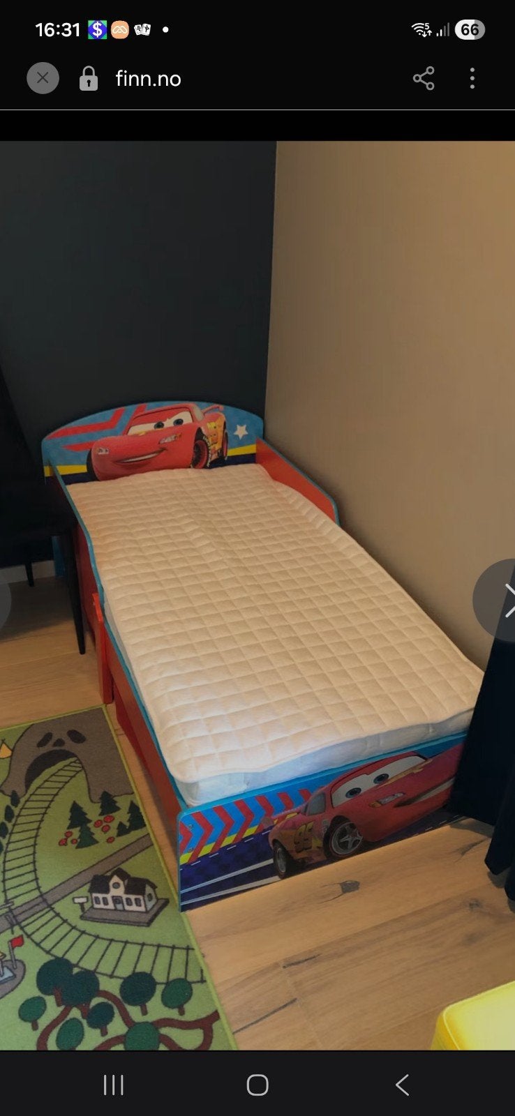 Cars peuterbed met matras, dekbedovertrek en accessoires, Kinderen en Baby's, Kinderkamer | Bedden, Ophalen