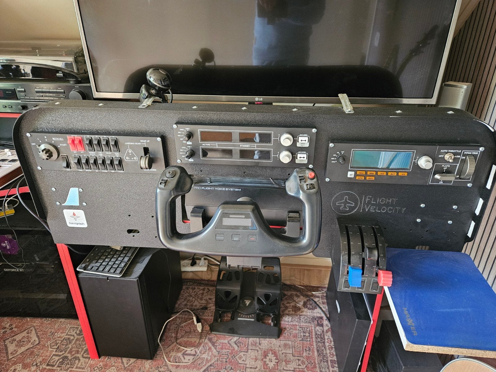 Flight Simulator Cockpit - Compleet met Yoke., Ophalen, Overige merken, Gebruikt