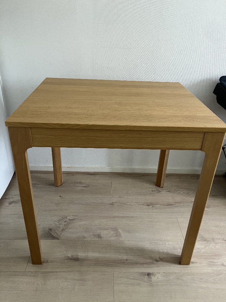 Extendable dining table Ekadelen from IKEA for 4-6, Ophalen, 50 tot 100 cm, 50 tot 100 cm, Zo goed als nieuw