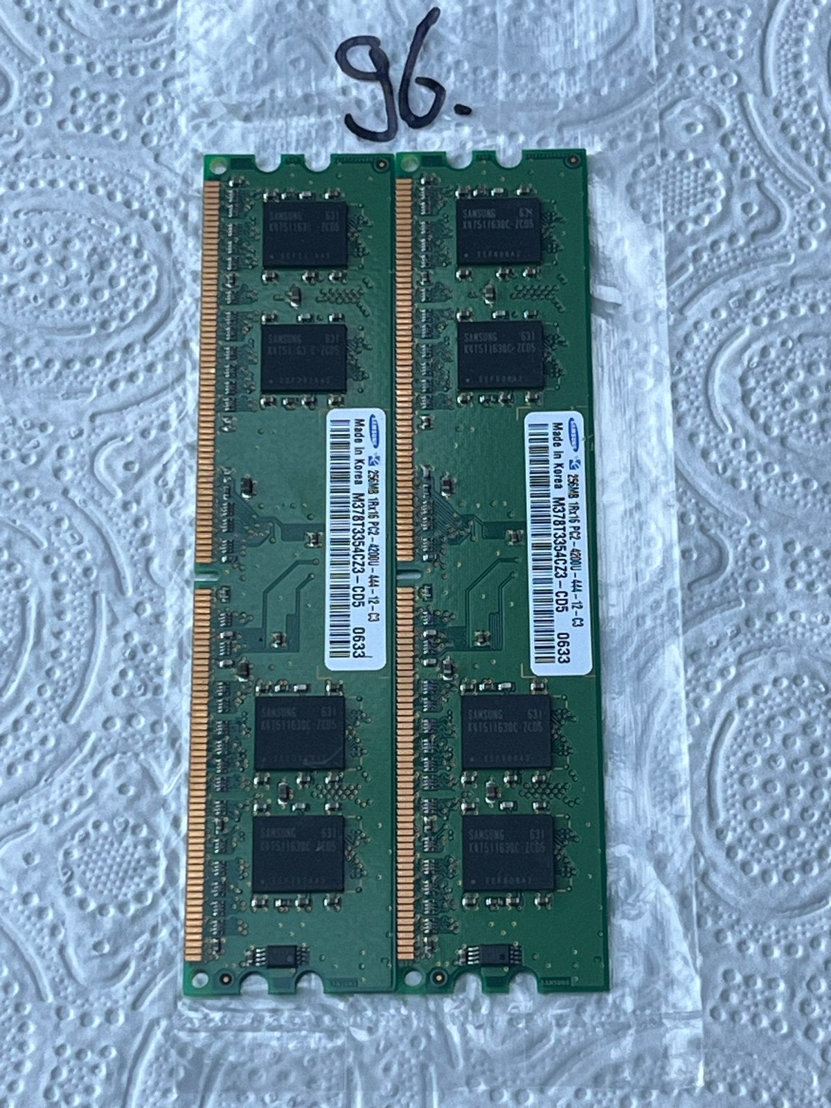 #96- Samsung 2GB DDR2 RAM Geheugenmodules (2x), Computers en Software, RAM geheugen, Verzenden, Zo goed als nieuw, DDR2, Desktop