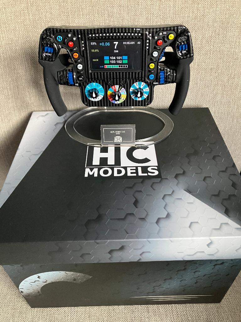 ✅ Formule 1 Alfa Romeo C43 1:2 Steering Wheel Bottas Zhou, Ophalen of Verzenden, Nieuw, Formule 1