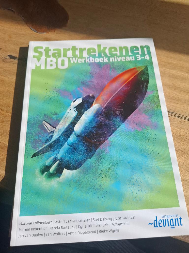 Onderwijsassistent startrekenen werkboek, Ophalen of Verzenden, Beta, Zo goed als nieuw, MBO