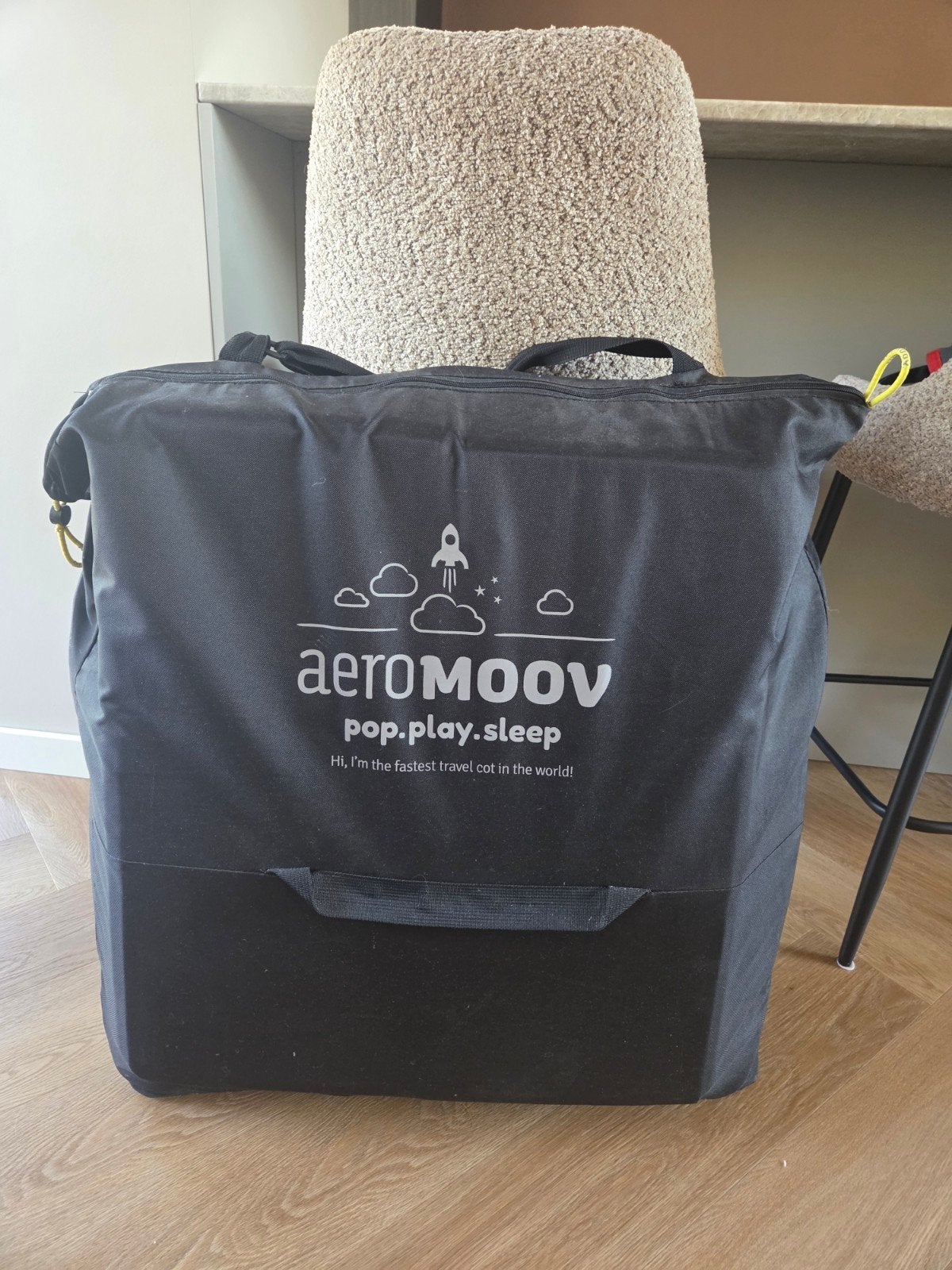 AeroMoov Pop-Up Reisbedje - Snel en Compact, Ophalen