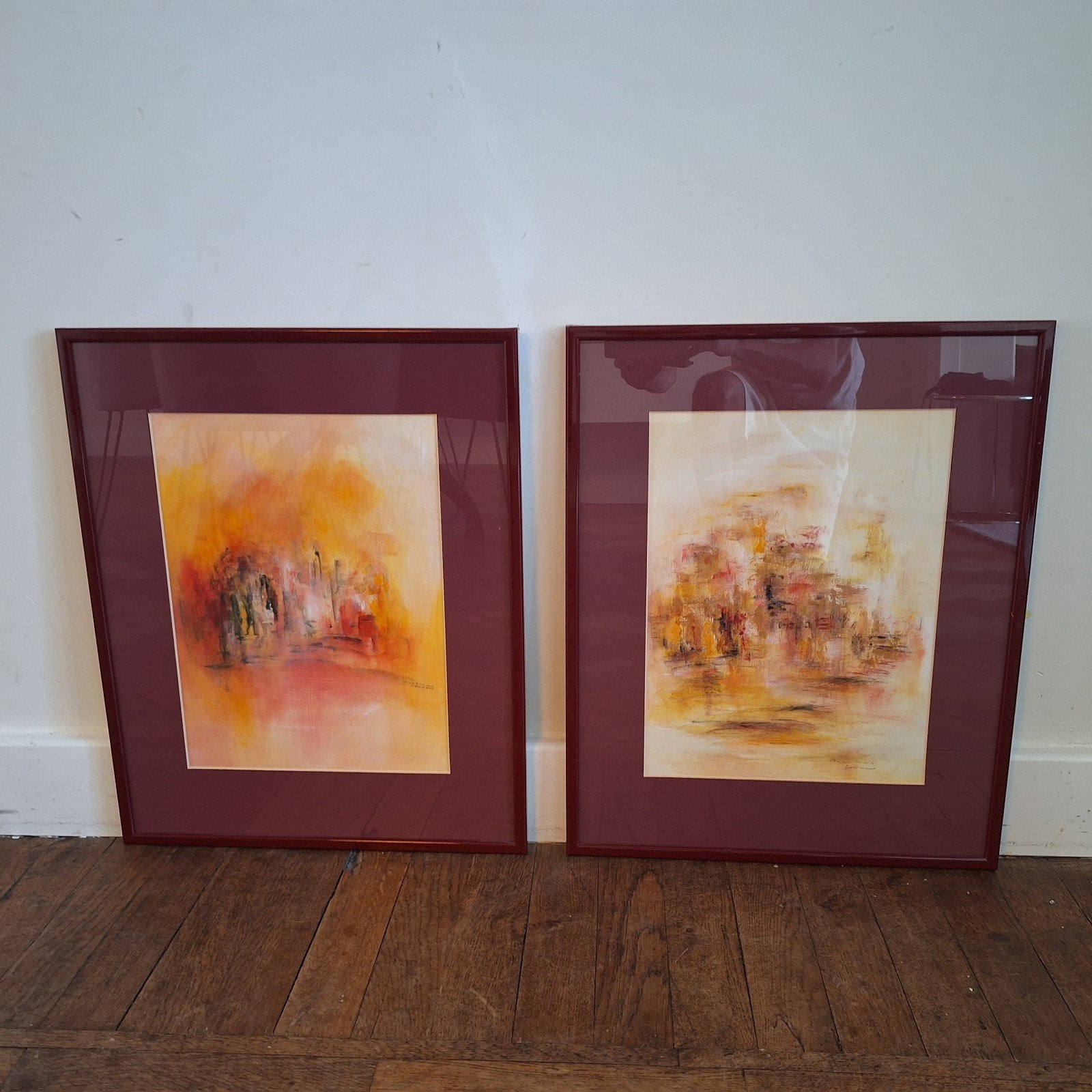Annemieke Louwerens - Set schilderijen, Ophalen of Verzenden