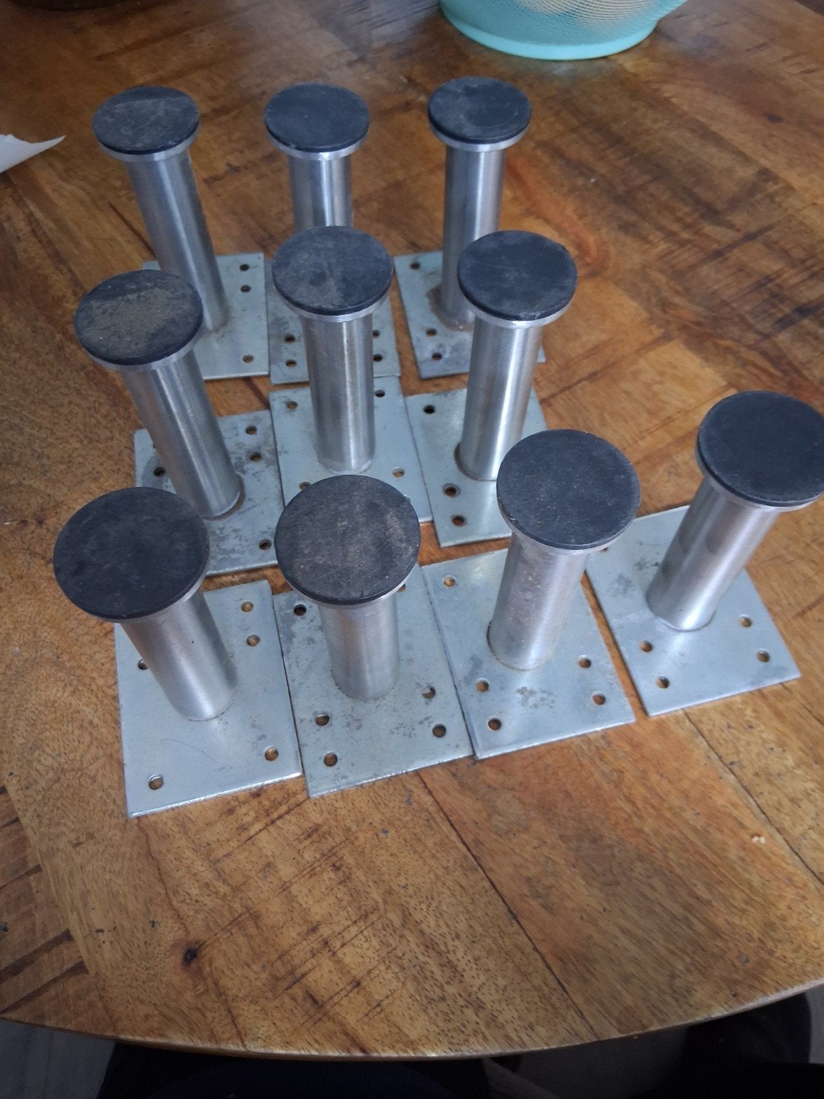 Nieuwe IKEA Capita poten (10 stuks), Ophalen of Verzenden, Nieuw, Zilver, Metaal
