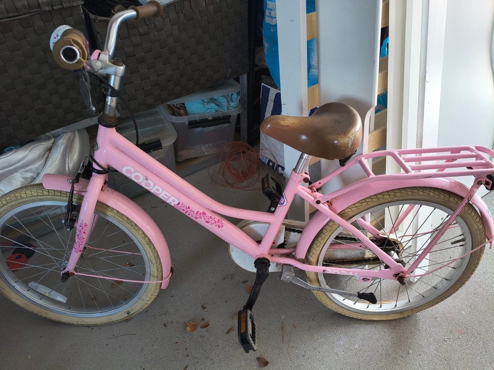 Roze kinderfiets Cooper 20 inch, Terugtraprem, Gebruikt, Cooper, Ophalen of Verzenden