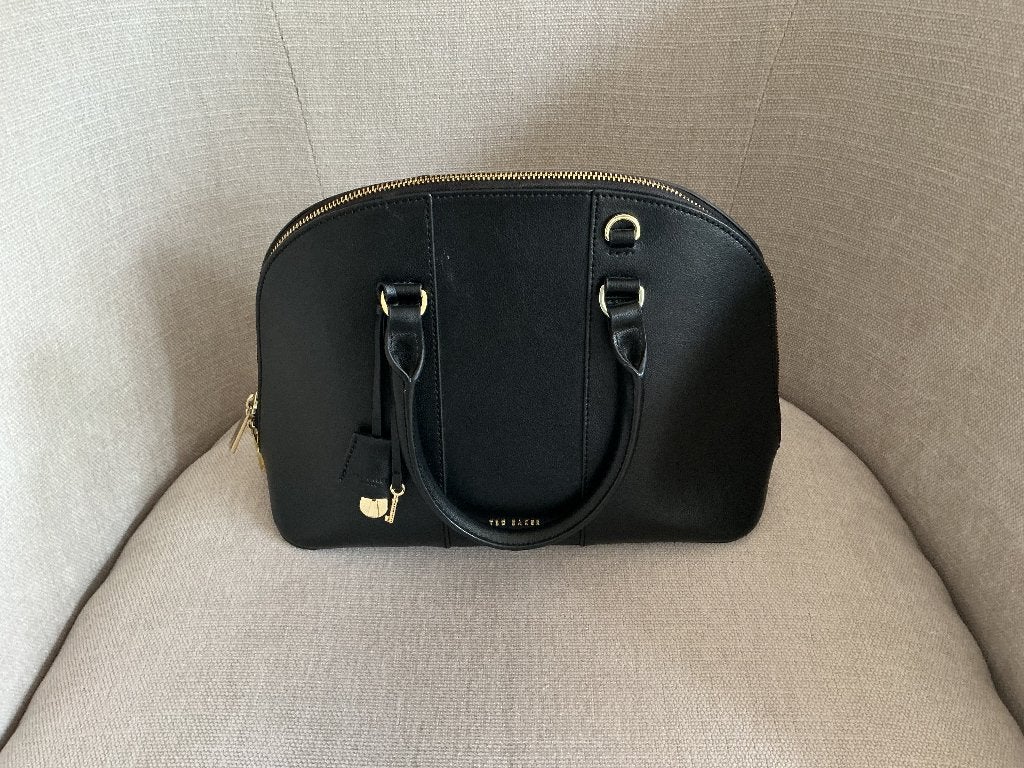 Zwarte Ted Baker handtas., Ophalen, Zo goed als nieuw, Zwart, Handtas