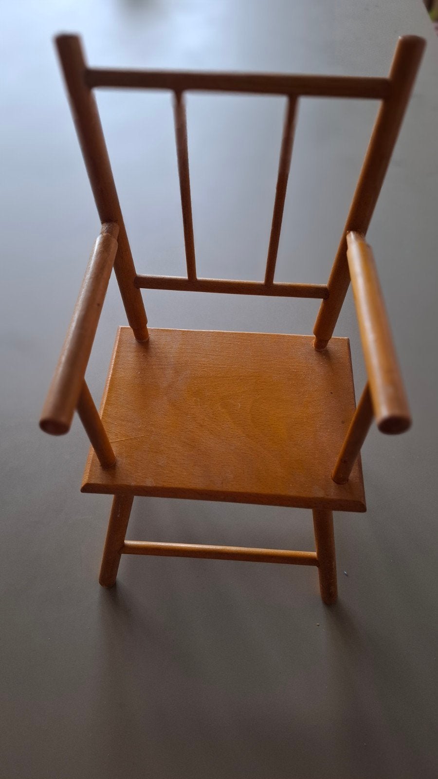 Vintage houten poppen of knuffel stoel, Ophalen, Gebruikt, Poppenhuis