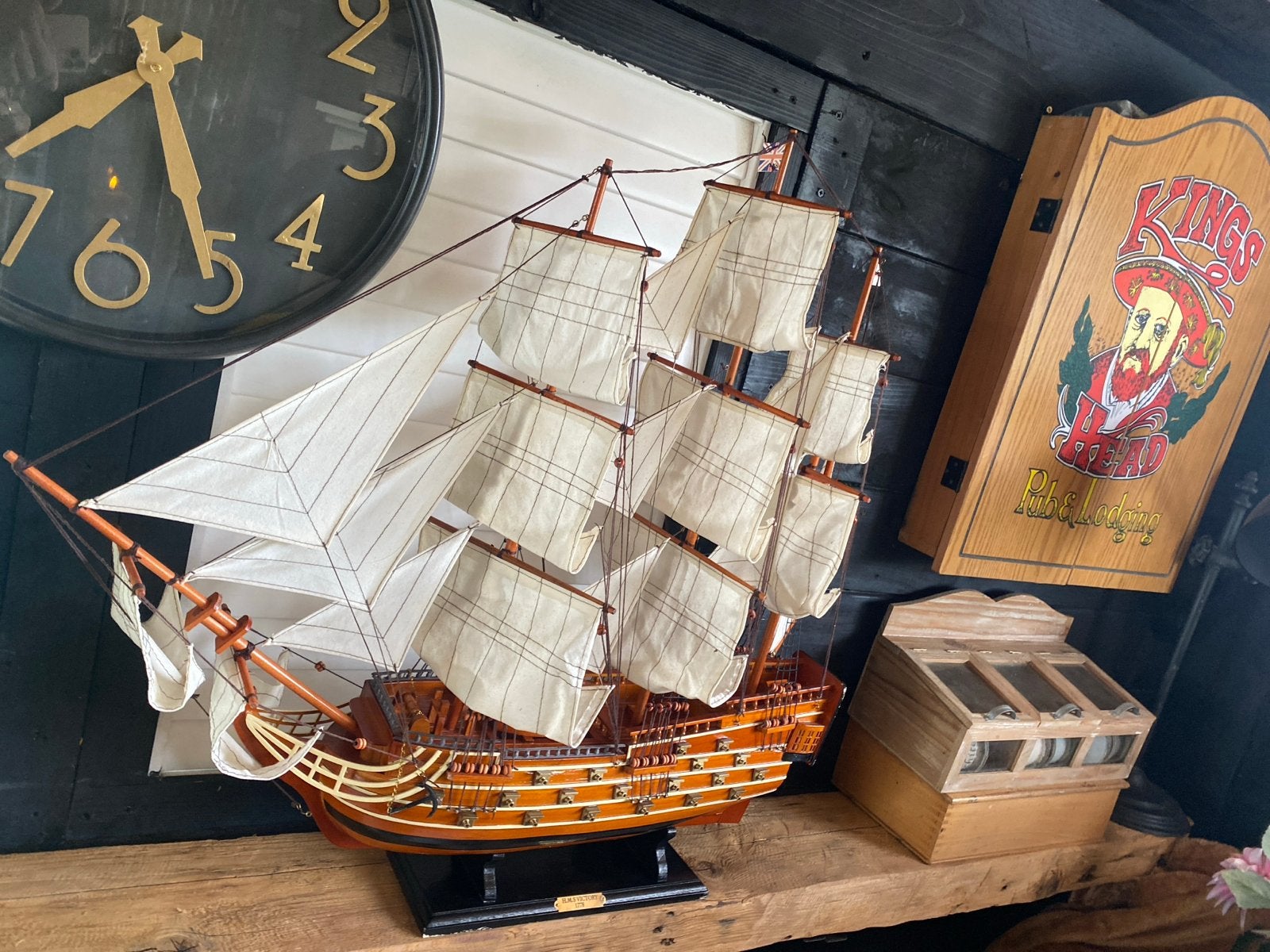 Gedetailleerd model van de H.M.S. Victory uit 1778, Ophalen, Zo goed als nieuw