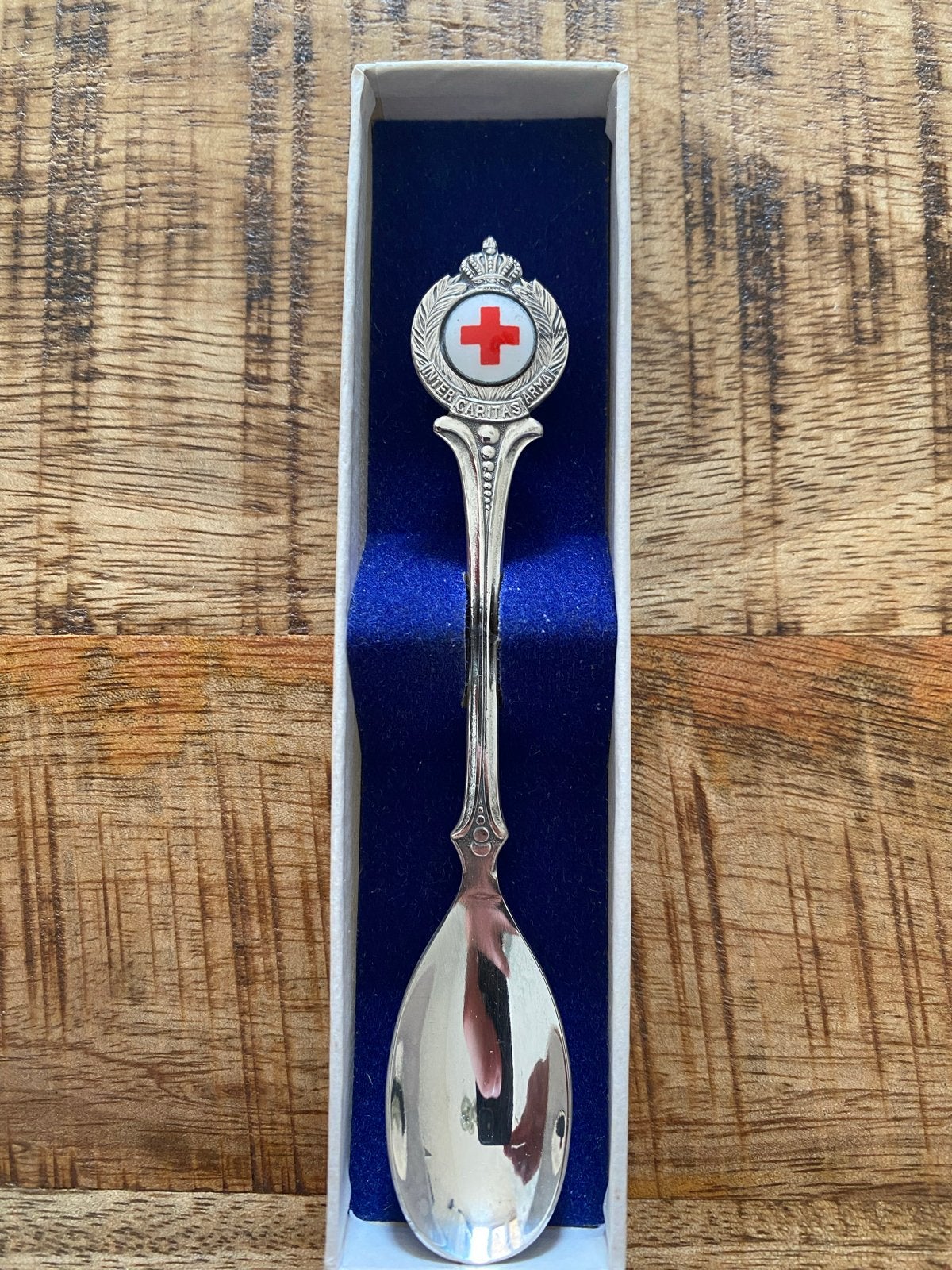 Origineel Rode Kruis herdenkingslepeltje 830S zilver, Ophalen of Verzenden, Zilver