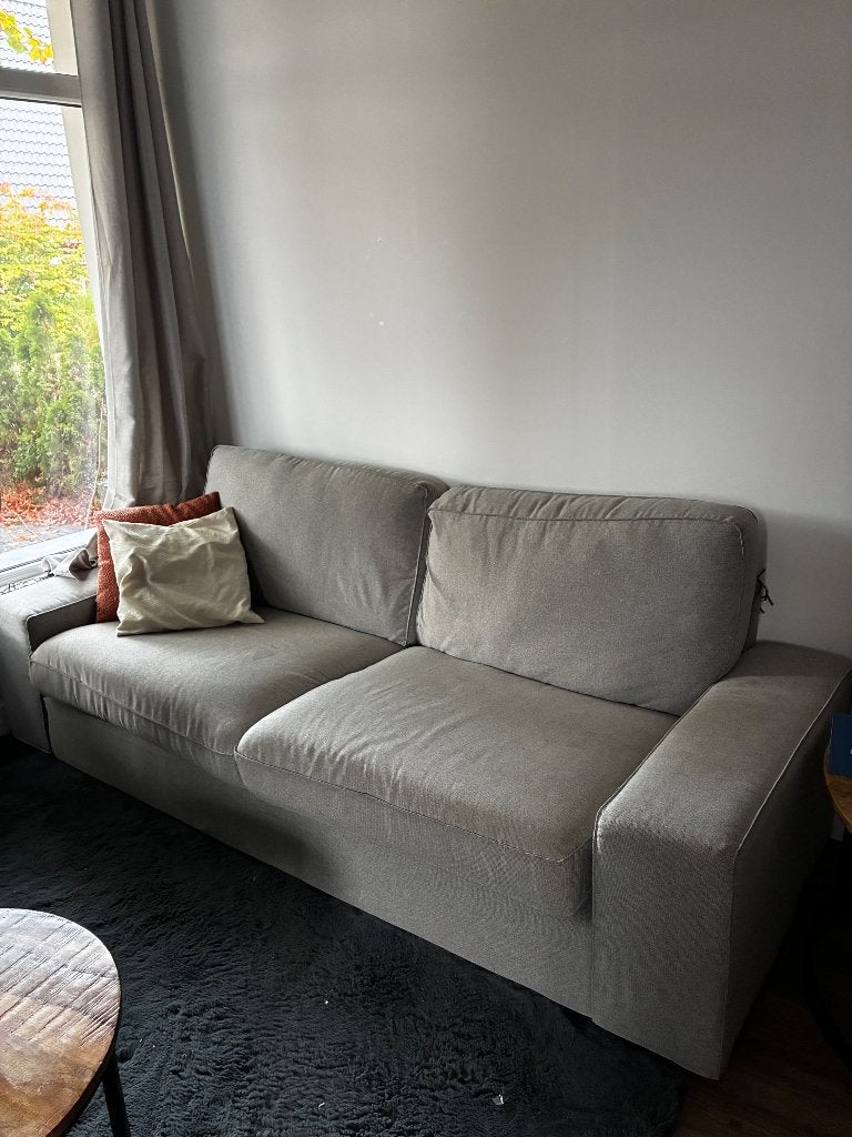 Bank 2/3 zits, Ophalen, Gebruikt, Driepersoons, 75 tot 100 cm