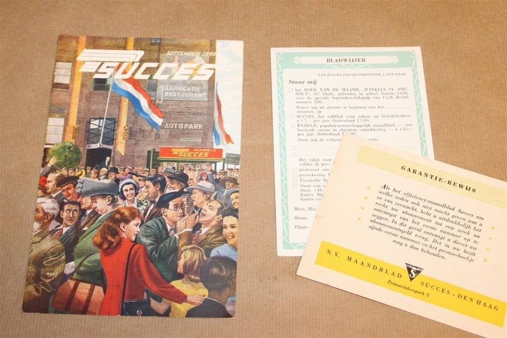 Succes - September 1949, Ophalen of Verzenden, 1940 tot 1960, Knipsel(s)