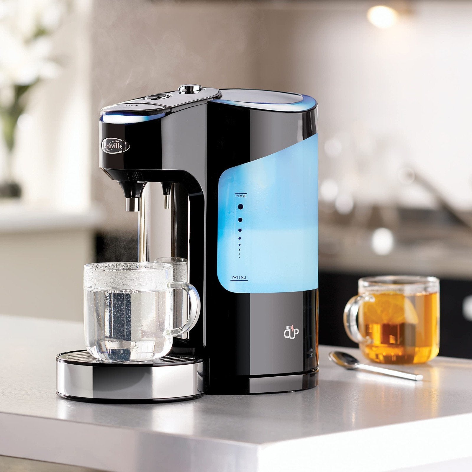 Domo My Tea waterkoker, 1 tot 2 liter, Ophalen of Verzenden, Zo goed als nieuw, Draadloos