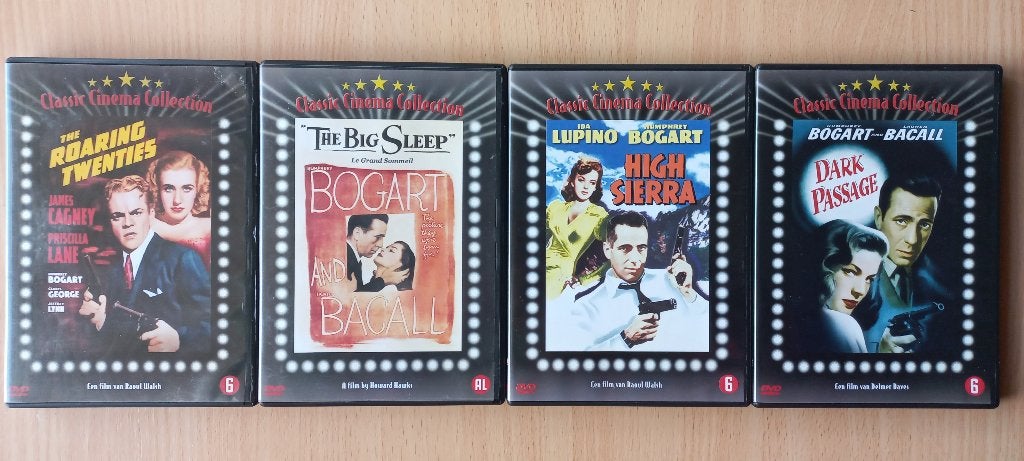 4x Classic Cinema Collection o.a. High sierra, The big sleep, Verzenden, Nederlands, Zo goed als nieuw, Extra's