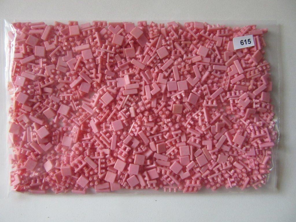 615, LICHT ROZE ministeck, zakje 100 gram, Nachtvlinder100, Gebruikt, Ophalen of Verzenden, Losse ministeck of Strip