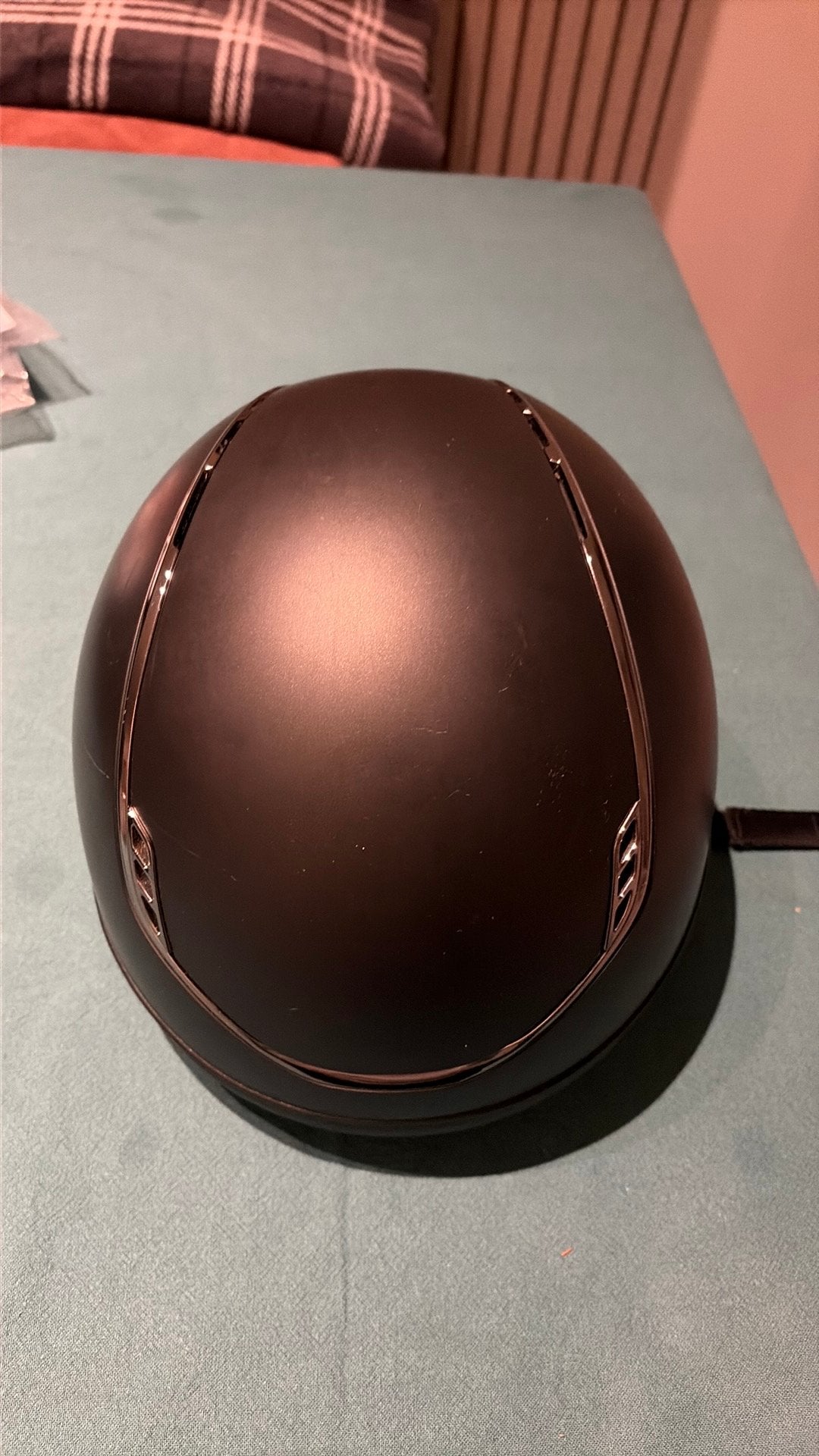 Samshield cap mat zwart maat 55- M, Dieren en Toebehoren, Ophalen of Verzenden, Zo goed als nieuw, Dressuur