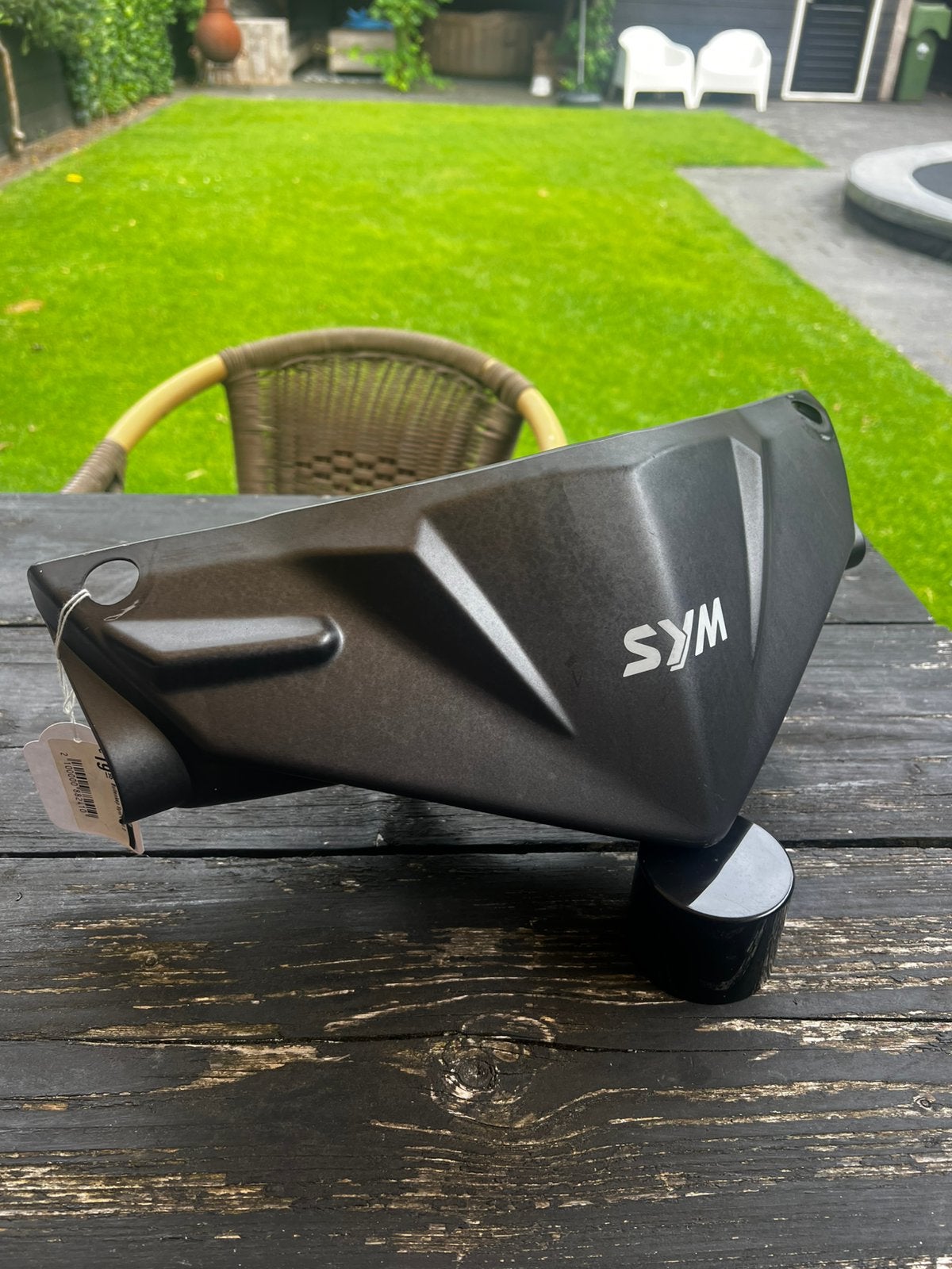 Stuurkap Sym Orbit 2 - mat grijs, Fietsen en Brommers, Ophalen of Verzenden, Gebruikt, Kap, SYM