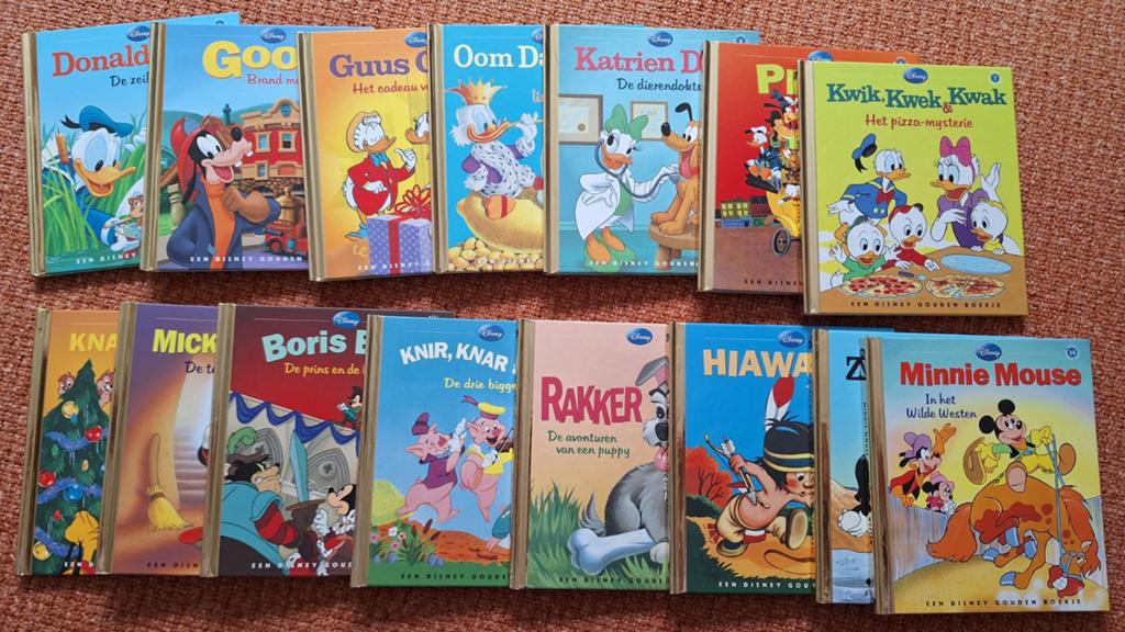15 gouden boekjes disney, Verzamelen, Disney, Ophalen of Verzenden, Overige figuren, Overige typen