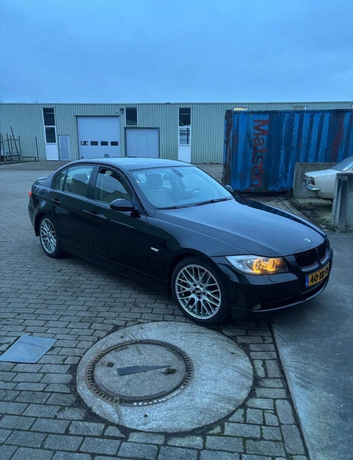 BMW E90 Motorkap - Kleurcode 475 (Black Sapphire Metallic), Ophalen, Gebruikt, BMW, Motorkap
