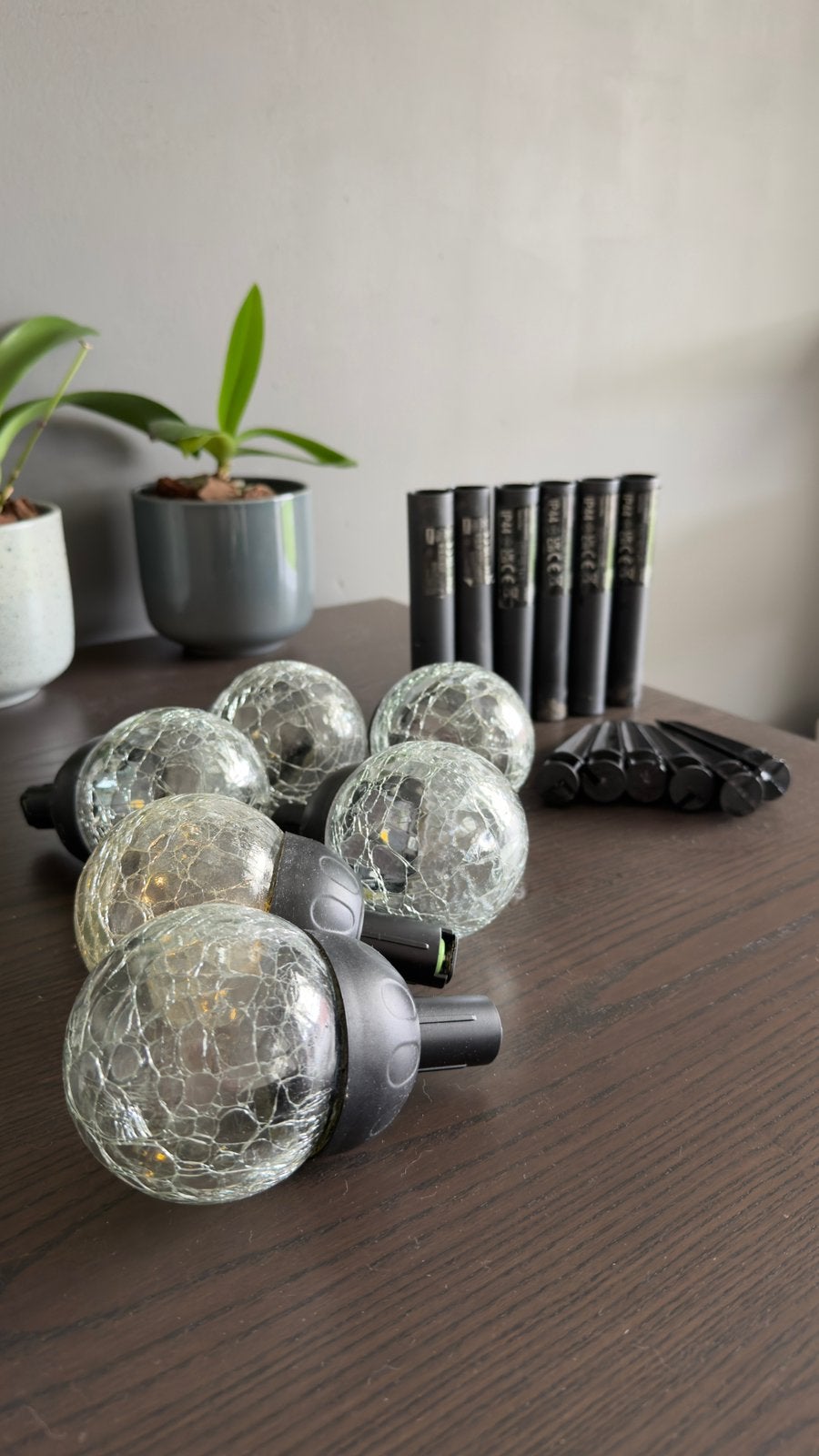 Solar Garden LED lights 6 pcs, Ophalen, Zonne-energie, Gebruikt, Minder dan 50 watt