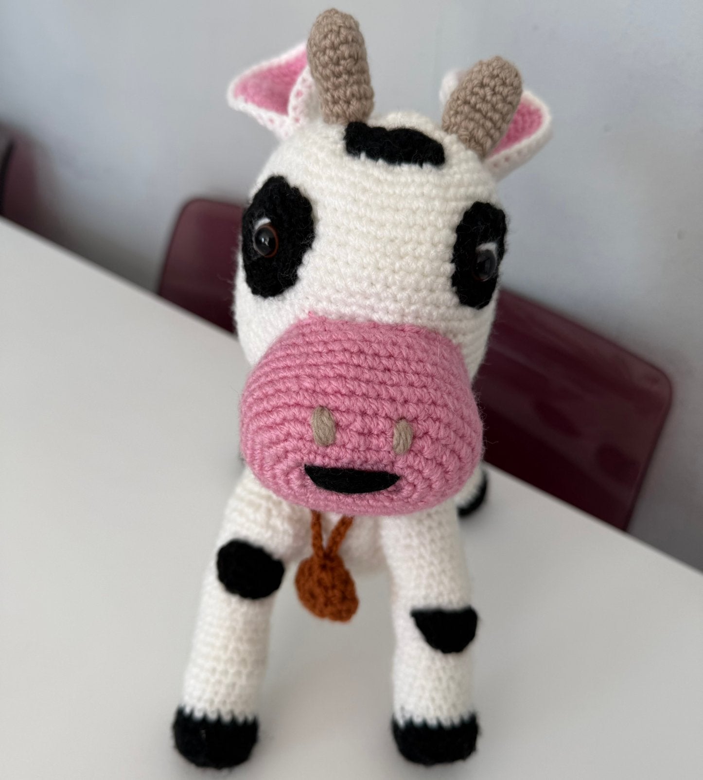 Gehaakte Koe Knuffel - Handgemaakt en Uniek, Ophalen, Nieuw, Breien of Haken