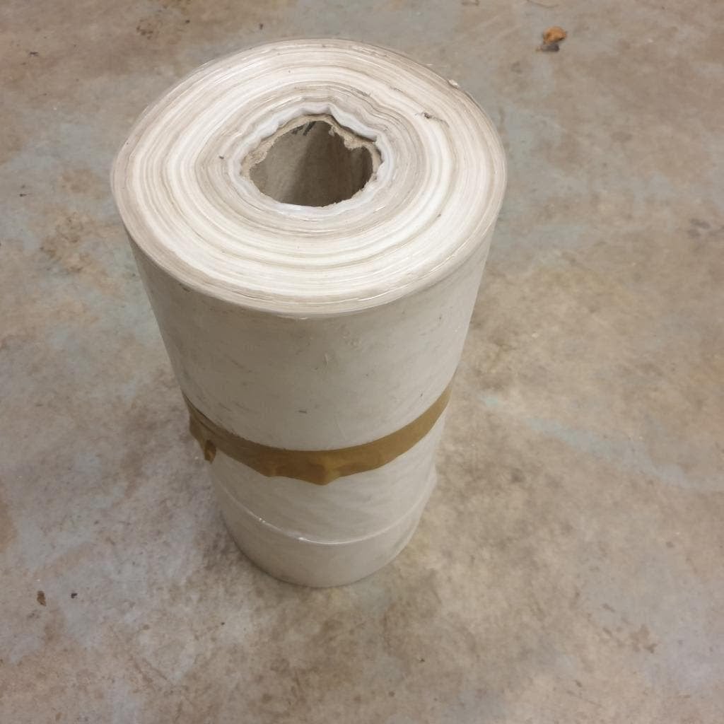 rol plastic folie doorzichtig , stevig folie  bv afplakrand