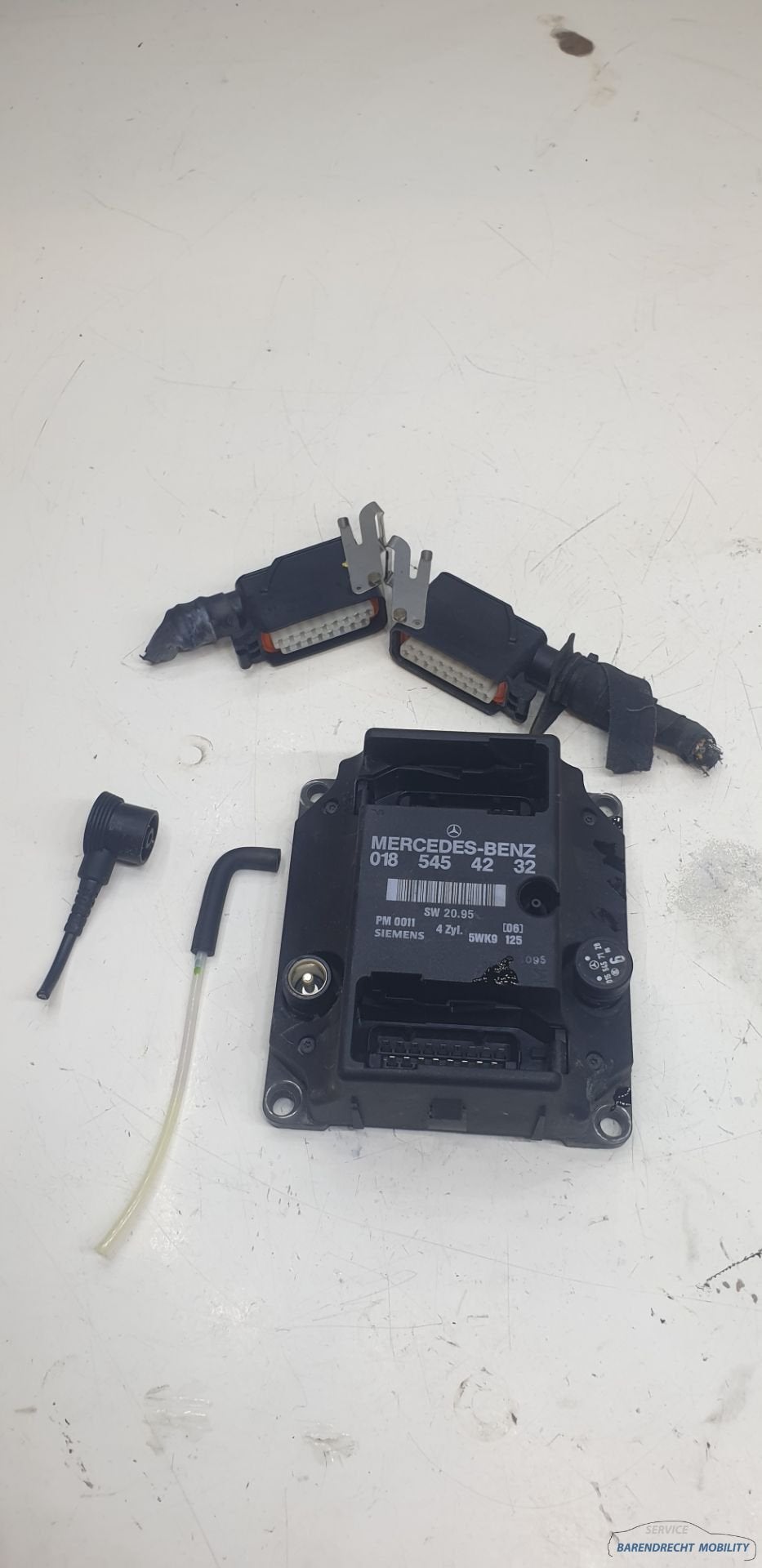 Ontstekingsmodule Mercedes W202 C Klasse ECU 0185454232 OM11, Gebruikt, Mercedes-Benz AG, Mercedes-Benz, Ophalen of Verzenden