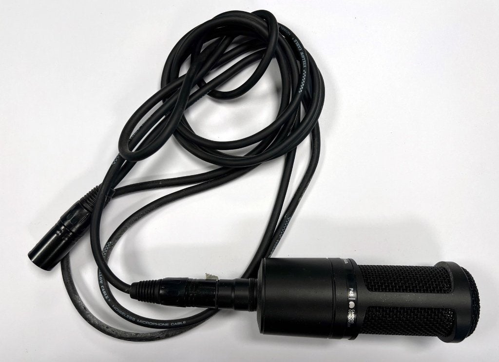 Audio Technica AT2020 condensatormicrofoon, Ophalen of Verzenden, Gebruikt, Studiomicrofoon