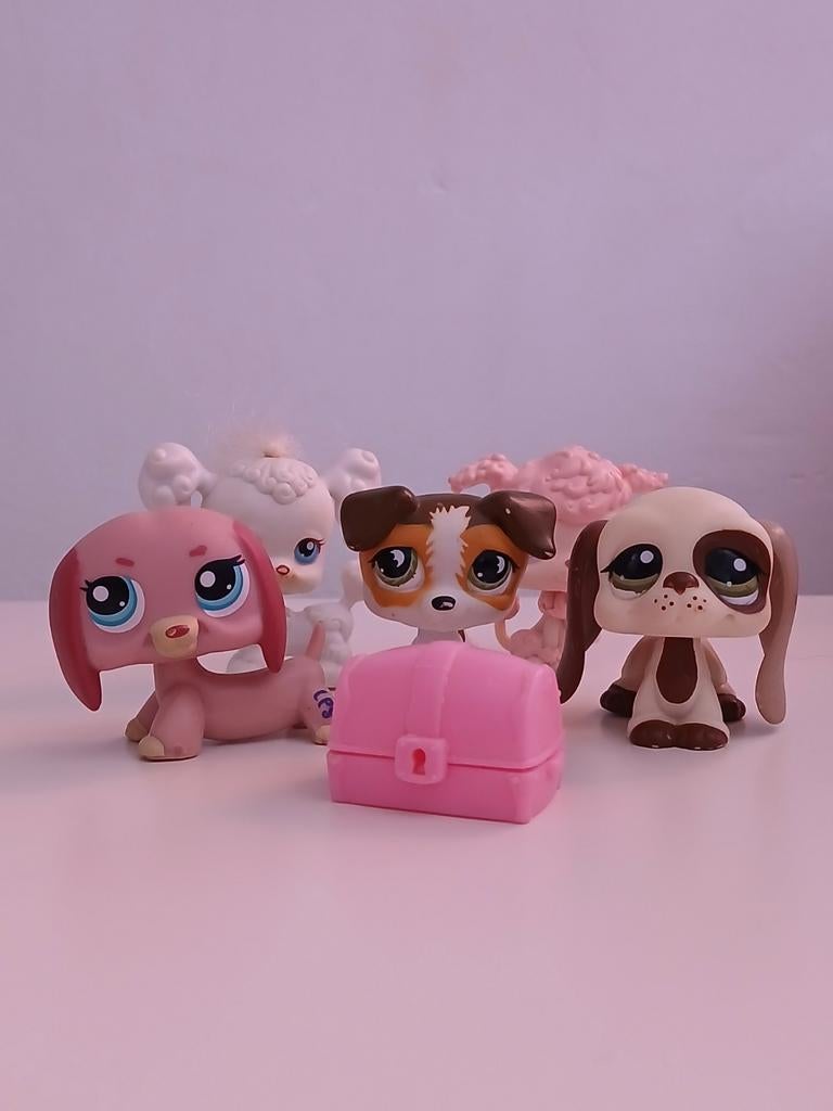 Littlest Pet Shop Honden Speelfiguren met Accessoire, Ophalen of Verzenden