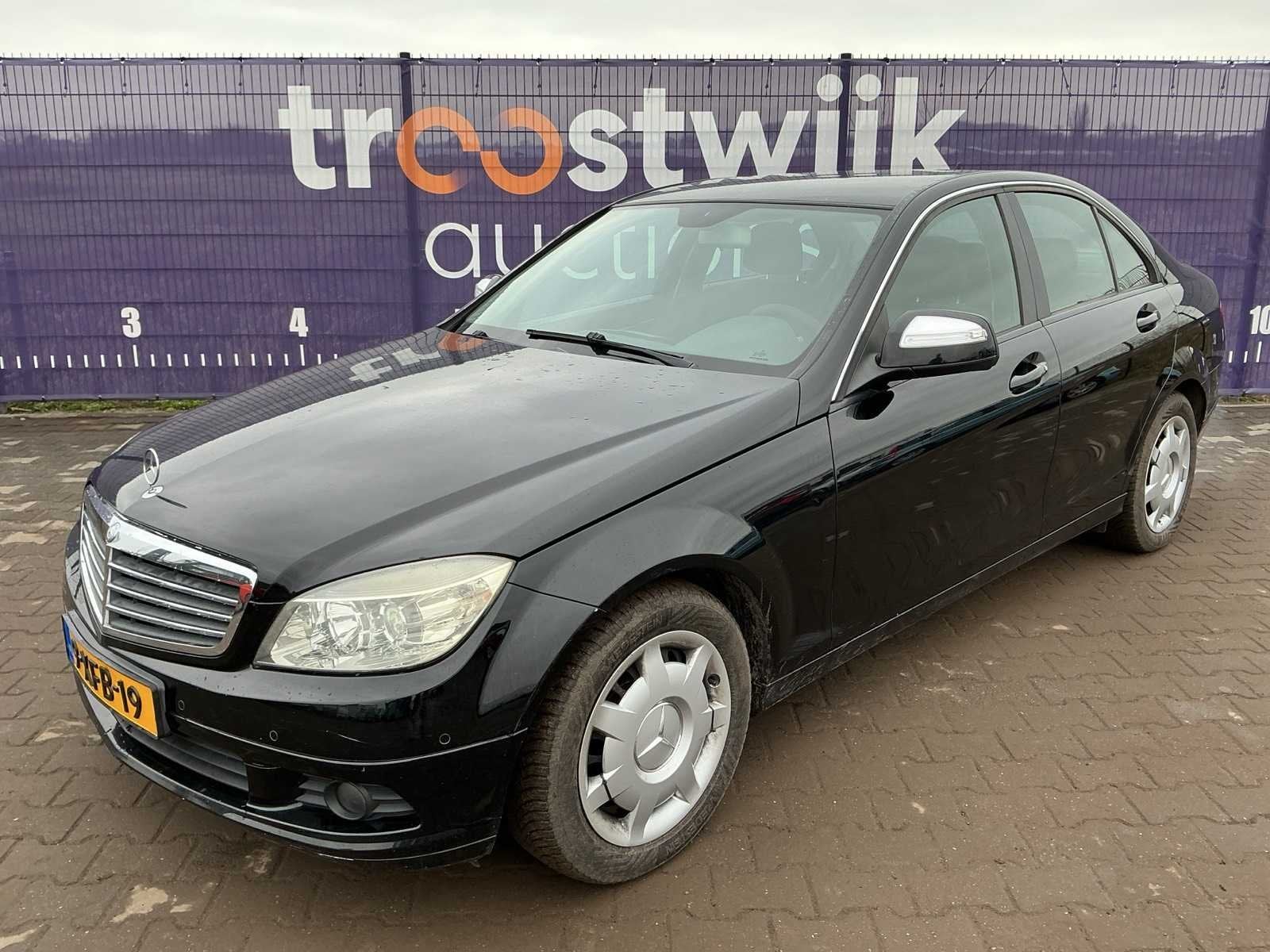 2007 - Mercedes-Benz - C-klasse - 200 CDI - Personenauto, Auto's, Mercedes-Benz, Automaat, 4 cilinders, Zwart, Bedrijf