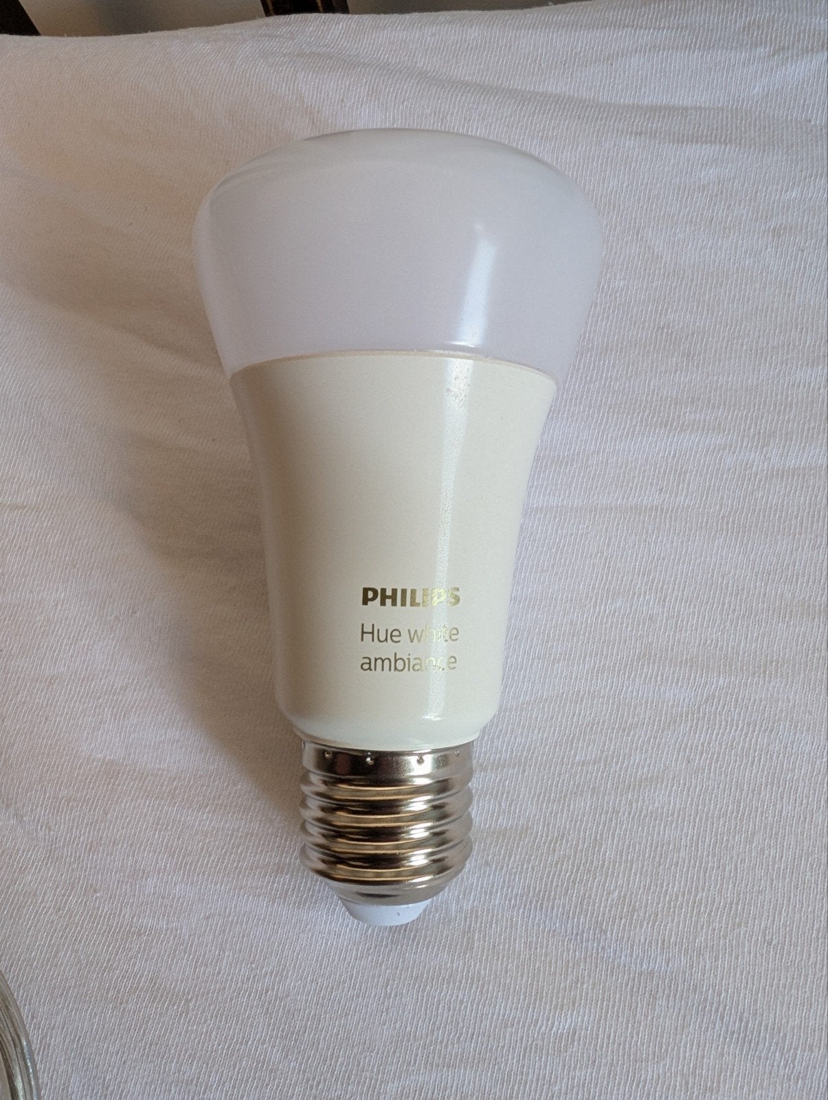 Philips Hue white ambiance E27, Ophalen of Verzenden, Zo goed als nieuw, E27 (groot), Led-lamp