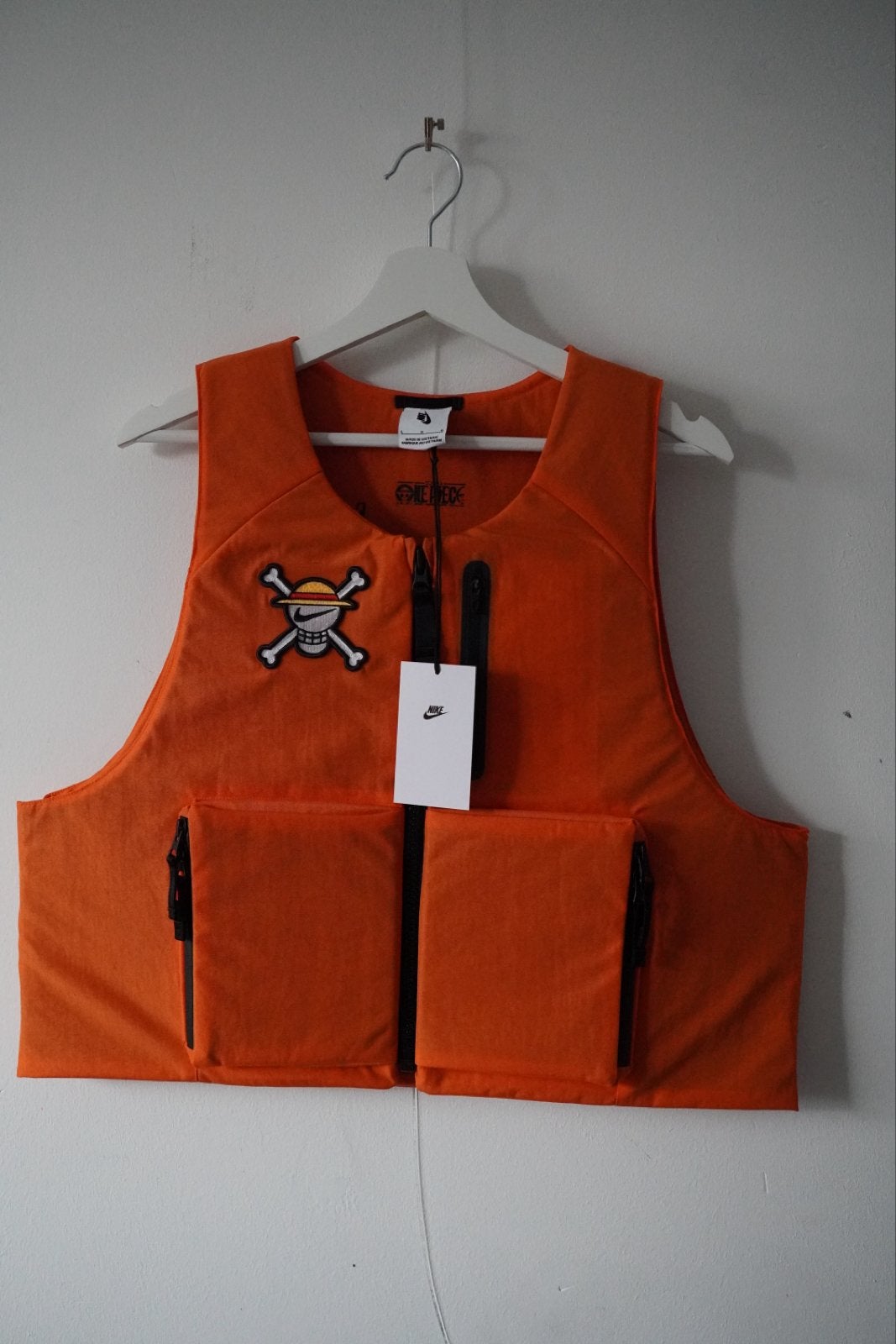 Nike X One Piece - Nrg Vest "ORANGE “ L size, Polyest, NL, Nieuw, Ophalen of Verzenden