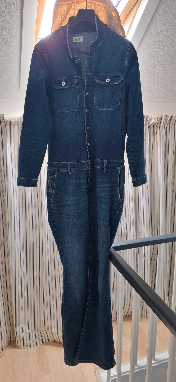 Only spijker jumpsuit maat 40/42, Kleding | Dames, Only, Ophalen of Verzenden, Zo goed als nieuw, Blauw
