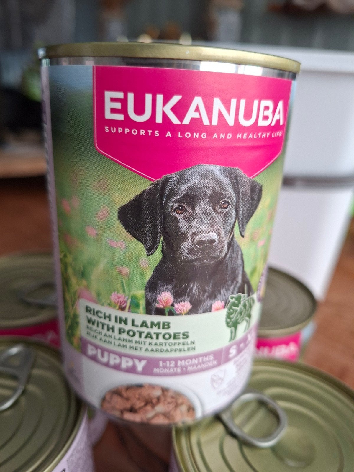 5 blikjes puppy voer  van 400 g 
rijst lam aardappel, Dieren en Toebehoren, Dierenvoeding, Ophalen of Verzenden, Hond