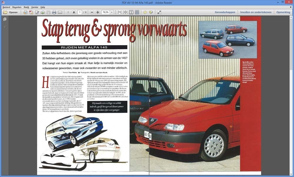 Autovisie 15 1994 : Volvo 850 T5 - Renault Safrane Biturbo, Ophalen of Verzenden, Gelezen, Algemeen