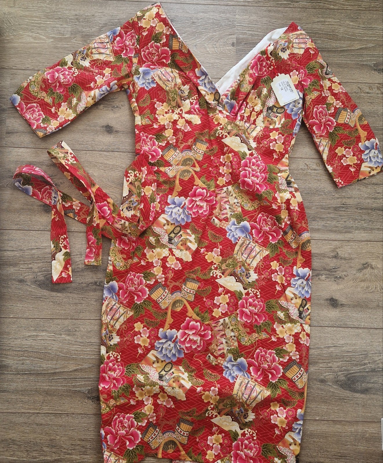 Splinternieuwe Batik jurk M van Topvintage., Maat 38/40 (M), Nieuw, Ophalen of Verzenden, Knielengte