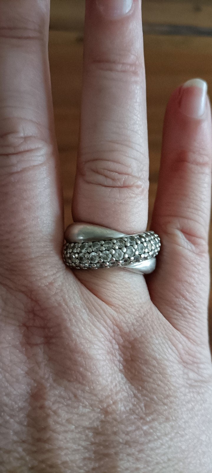 zilveren ring van ti sento maat 56, Ophalen of Verzenden, 17 tot 18, Dame, Zilver