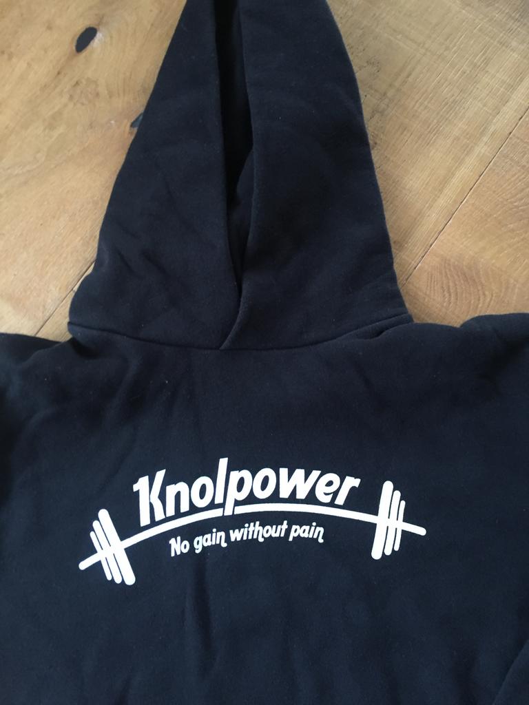 Knolpower hoodie zwart 164, Ophalen of Verzenden