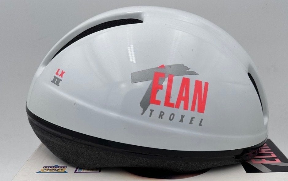 Troxel Elan LX II Fietshelm - Vintage Wit L/XL, Ophalen of Verzenden, Zo goed als nieuw, L, Heer of Dame