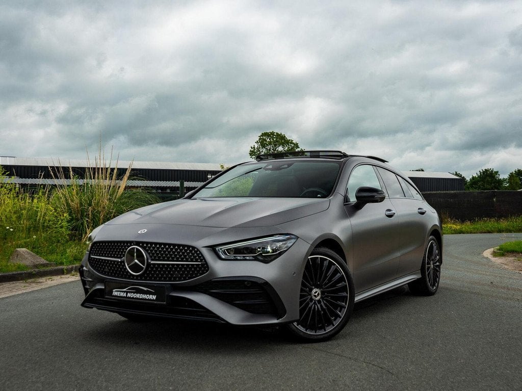 Mercedes CLA-klasse Shooting Brake 250 e AMG|Panoramadak|Bur, Auto's, CLA, Gebruikt, Zwart, 4 cilinders